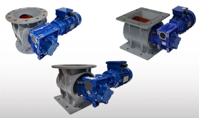 RV-RVR-RVT Секторные затворы просыпные